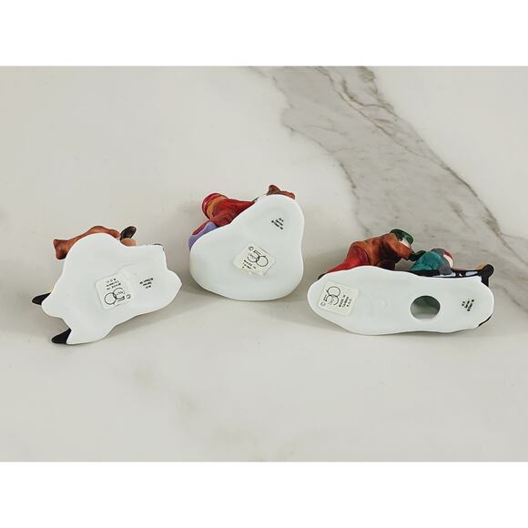 Department 56 Snow Children 2" Heritage Village Collection Porcelain Figurine x3 - Picture 11 of 14